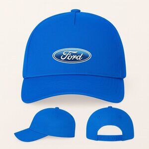 Ford Car Five Panel Twill Snapback Cap- Blue
